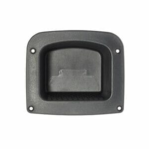 Recessed Access Step, Black Plastic