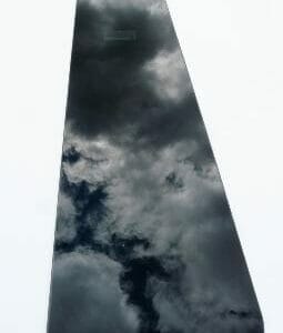 Bonded Window Angled End Piece Off Side