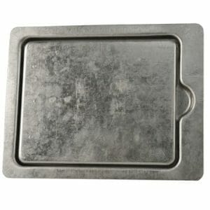 Zinc Plated Steel Fuel Filler Flap (Large) (DISCONTINUING)