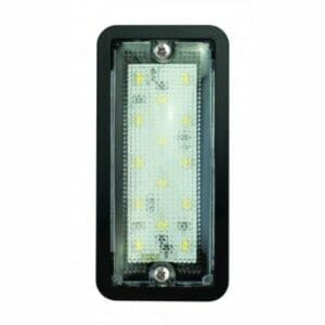 LED Plant-on rectangular light Black