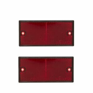 Pair red reflectors