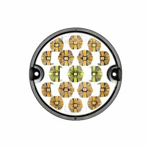 95mm LED Front/Indicator - Clear Lens