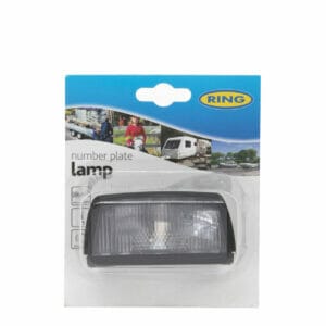 Small Black Number Plate Light